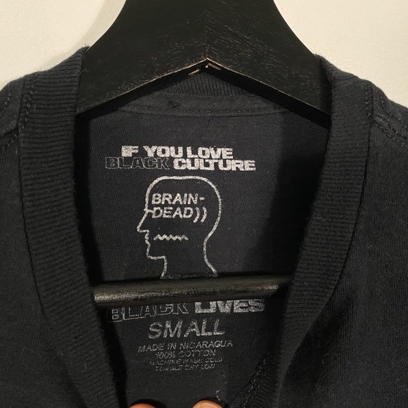 Dev Hynes x Brain Dead Black Charity T-Shirt - Picture 4 of 5